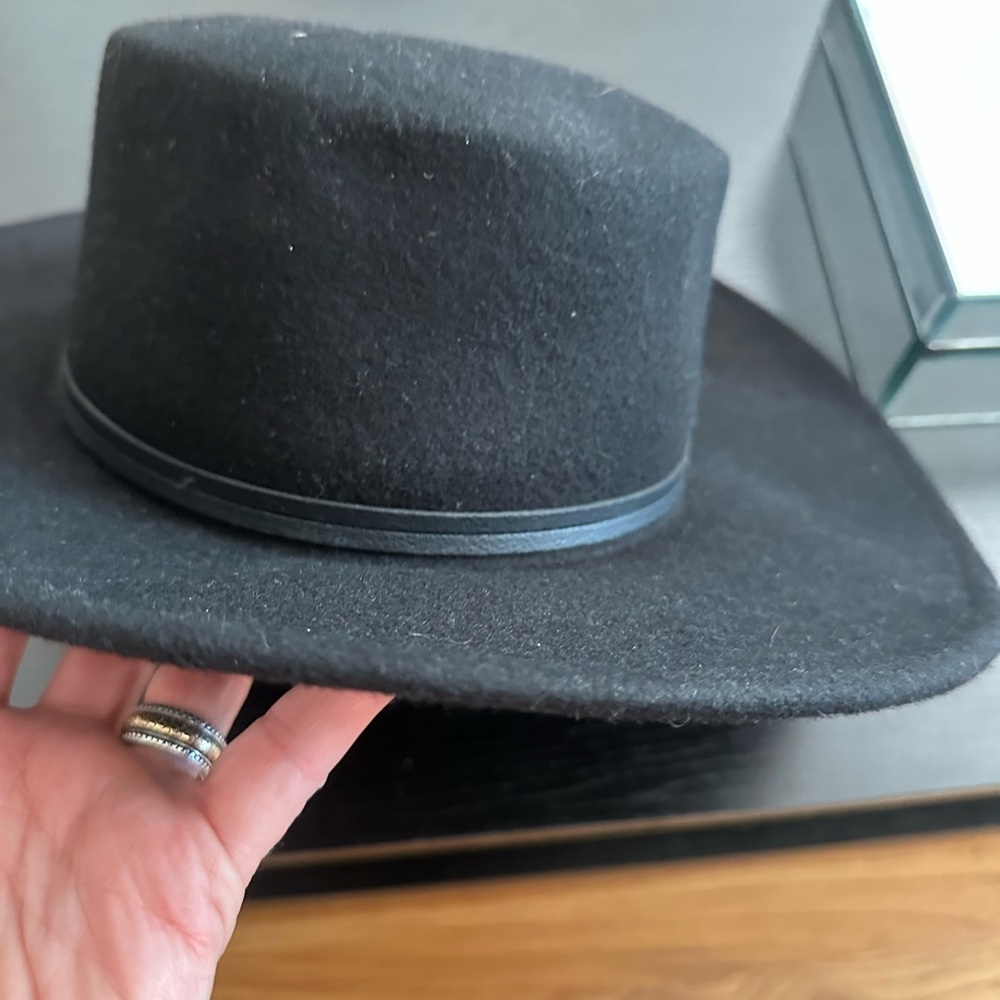 Banana Republic Charcoal Wool Fedora